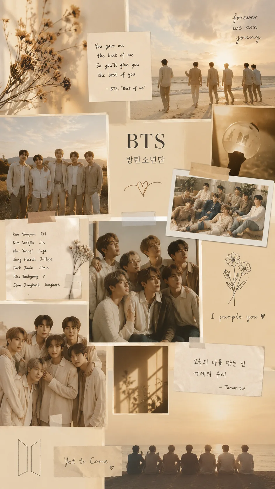 BTS Aesthetic Moodboard