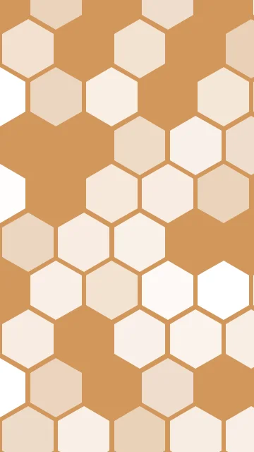 Almond Cream hexagon phone wallpaper — free HD almond cream mobile wallpaper 1080x1920