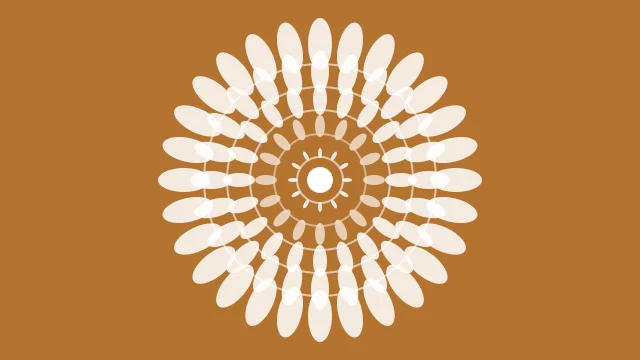 Almond Cream mandala background — free HD almond cream color wallpaper 1920x1080
