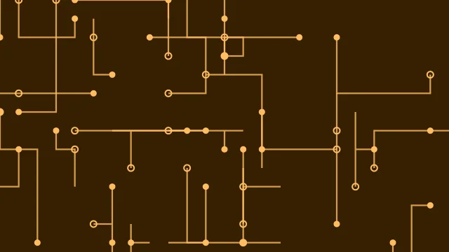Amber Earth circuit board background — free HD amber earth color wallpaper 1920x1080