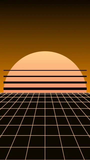 Amber Earth vaporwave phone wallpaper — free HD amber earth mobile wallpaper 1080x1920
