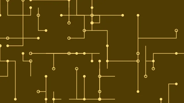 Amber Flame circuit board background — free HD amber flame color wallpaper 1920x1080