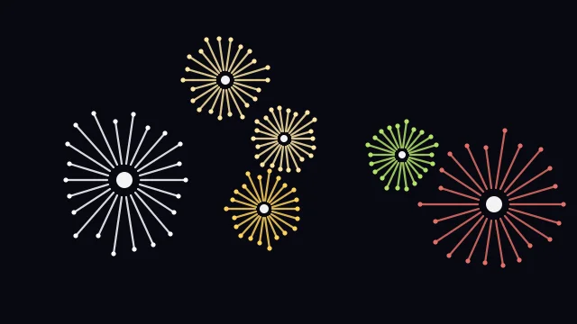 Amber Flame fireworks background — free HD amber flame color wallpaper 1920x1080