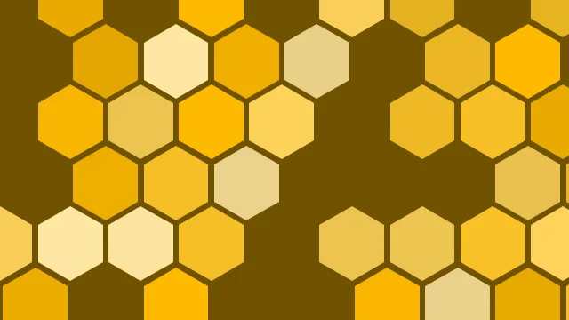 Amber Flame hexagon background — free HD amber flame color wallpaper 1920x1080