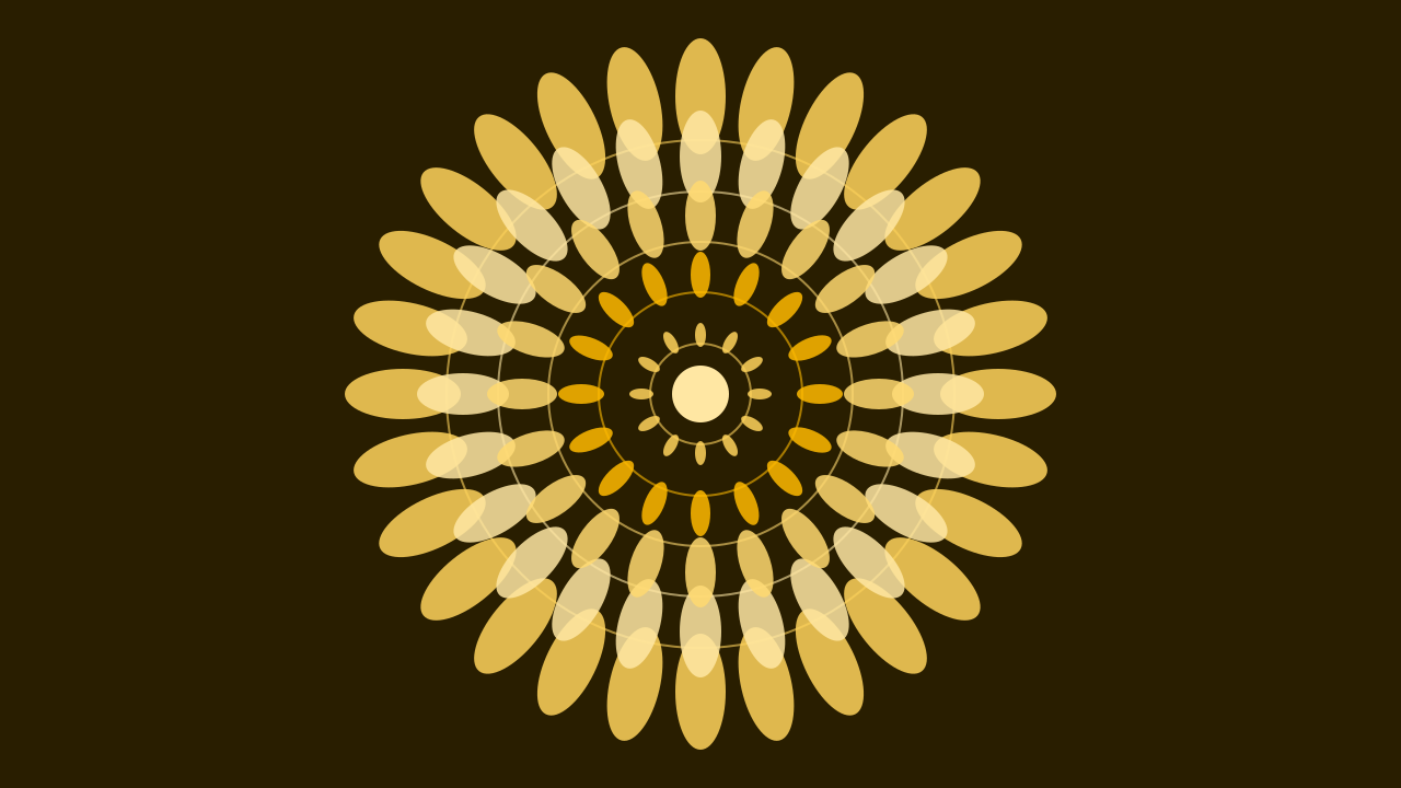 Amber Flame mandala background — free HD amber flame color wallpaper 1920x1080
