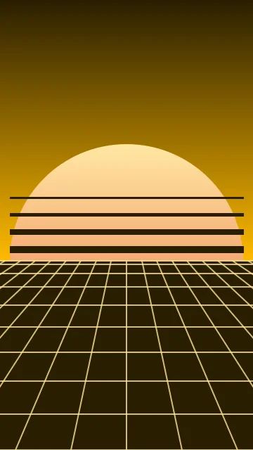 Amber Flame vaporwave phone wallpaper — free HD amber flame mobile wallpaper 1080x1920