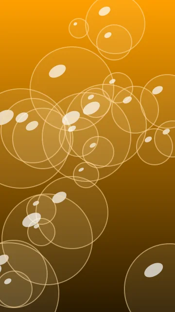 Amber Glow bubbles phone wallpaper — free HD amber glow mobile wallpaper 1080x1920