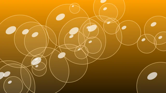 Amber Glow bubbles background — free HD summer background