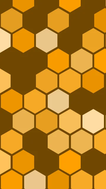 Amber Glow hexagon phone wallpaper — free HD amber glow mobile wallpaper 1080x1920