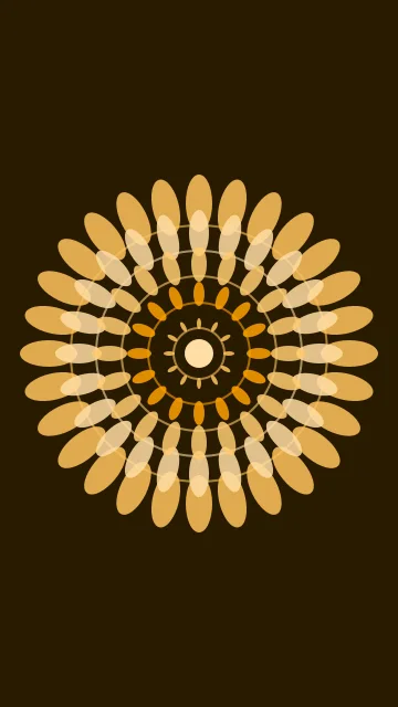 Amber Glow mandala phone wallpaper — free HD amber glow mobile wallpaper 1080x1920