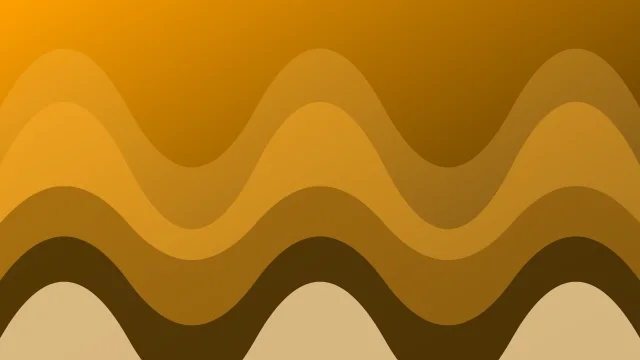Amber Glow waves background — free HD amber glow color wallpaper 1920x1080