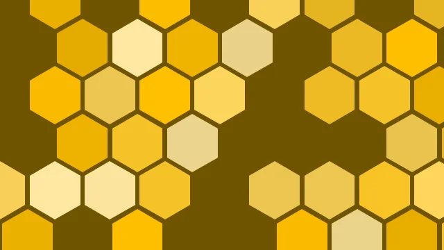 Amber Gold hexagon background — free HD amber gold color wallpaper 1920x1080