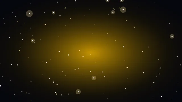 Amber Gold starry background — free HD eid background