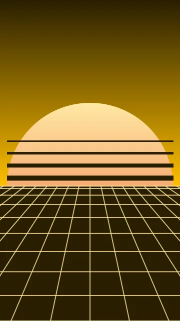 Amber Gold vaporwave phone wallpaper — free HD amber gold mobile wallpaper 1080x1920