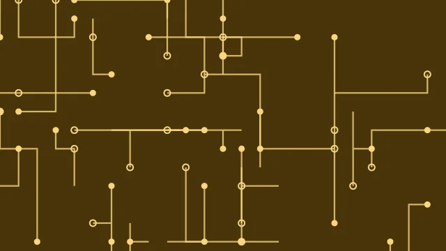Amber Honey circuit desktop wallpaper — free 4K amber honey wallpaper 3840x2160