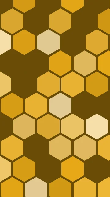Amber Honey hexagon phone wallpaper — free HD amber honey mobile wallpaper 1080x1920