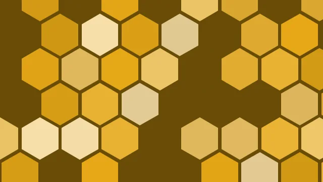 Amber Honey hexagon desktop wallpaper — free 4K amber honey wallpaper 3840x2160