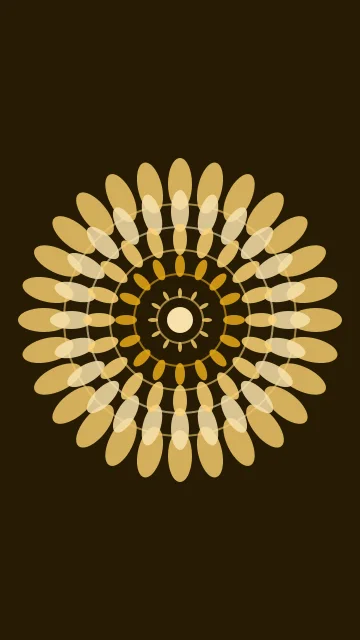 Amber Honey mandala phone wallpaper — free HD amber honey mobile wallpaper 1080x1920