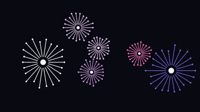 Amethyst fireworks background — free HD amethyst color wallpaper 1920x1080