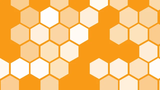 Apricot Cream hexagon background — free HD apricot cream color wallpaper 1920x1080