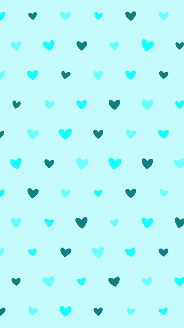 Aqua hearts phone wallpaper — free HD aqua mobile wallpaper 1080x1920
