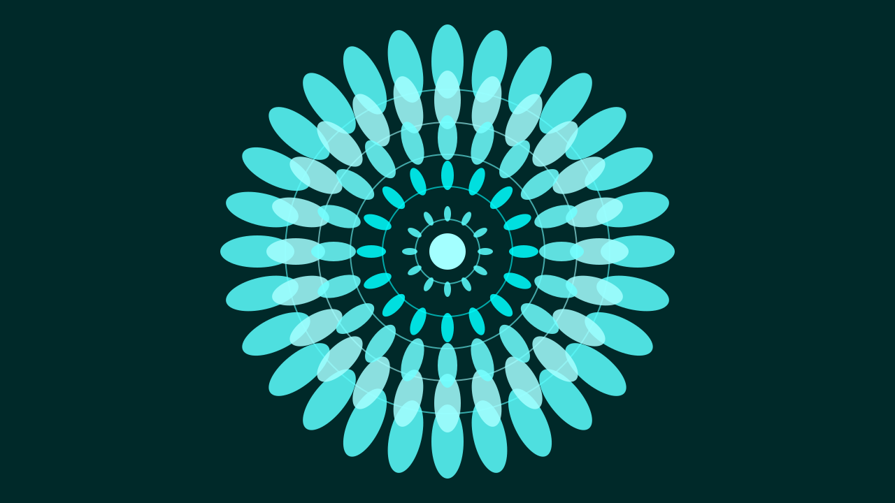 Aqua mandala background — free HD aqua color wallpaper 1920x1080
