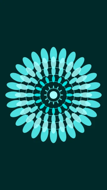 Aqua mandala phone wallpaper — free HD aqua mobile wallpaper 1080x1920