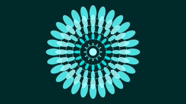 Aqua mandala background — free HD aqua color wallpaper 1920x1080