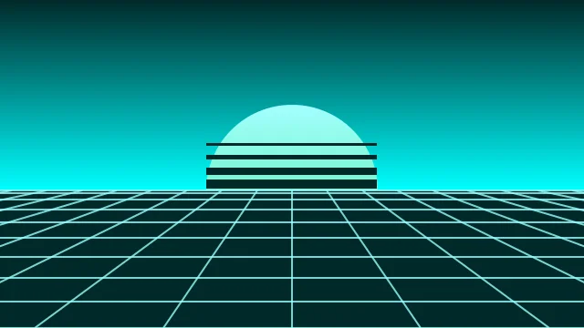 Aqua vaporwave background — free HD aqua color wallpaper 1920x1080