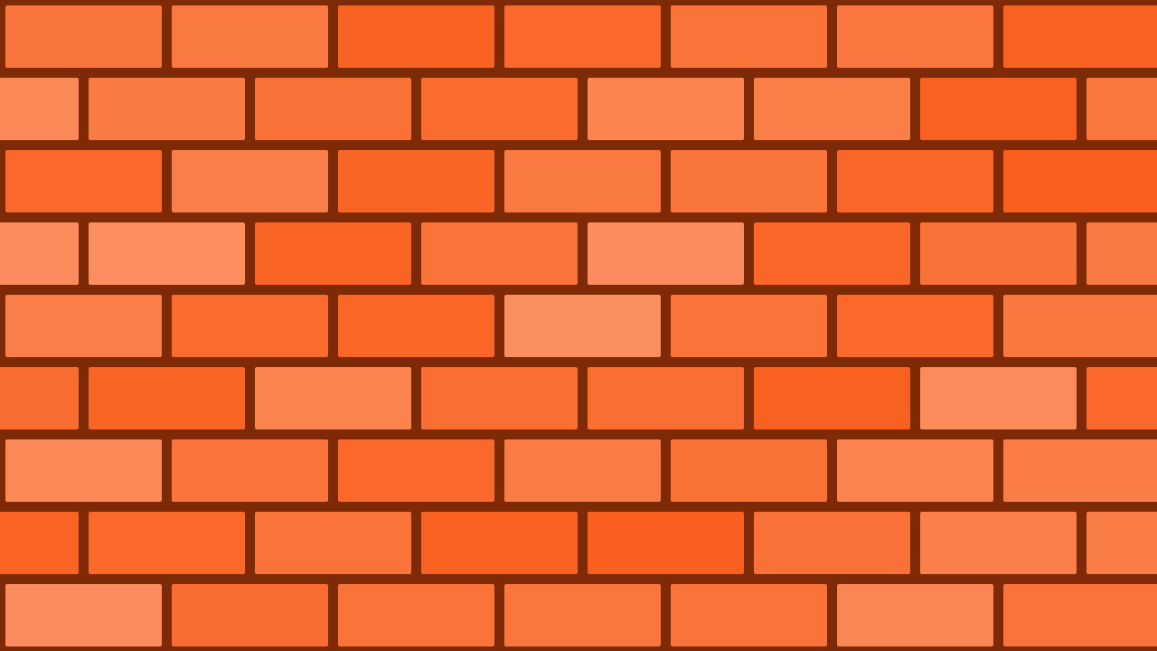 Atomic Tangerine brick background — free HD atomic tangerine color wallpaper 1920x1080
