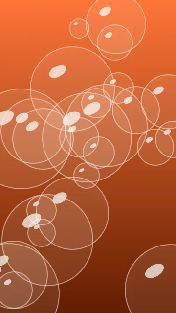 Atomic Tangerine bubbles phone wallpaper — free HD atomic tangerine mobile wallpaper 1080x1920