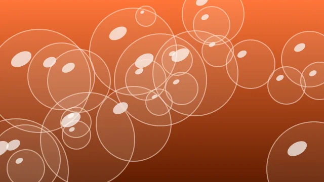 Atomic Tangerine bubbles background — free HD atomic tangerine color wallpaper 1920x1080