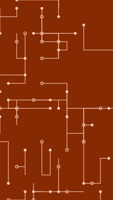 Atomic Tangerine circuit phone wallpaper — free HD atomic tangerine mobile wallpaper 1080x1920