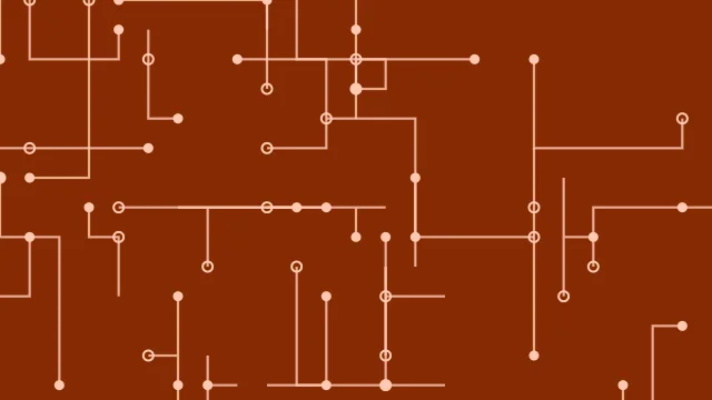 Atomic Tangerine circuit board background — free HD atomic tangerine color wallpaper 1920x1080