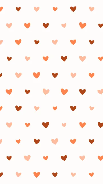 Atomic Tangerine hearts phone wallpaper — free HD atomic tangerine mobile wallpaper 1080x1920
