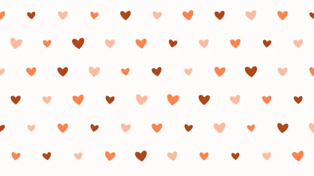 Atomic Tangerine hearts background — free HD atomic tangerine color wallpaper 1920x1080
