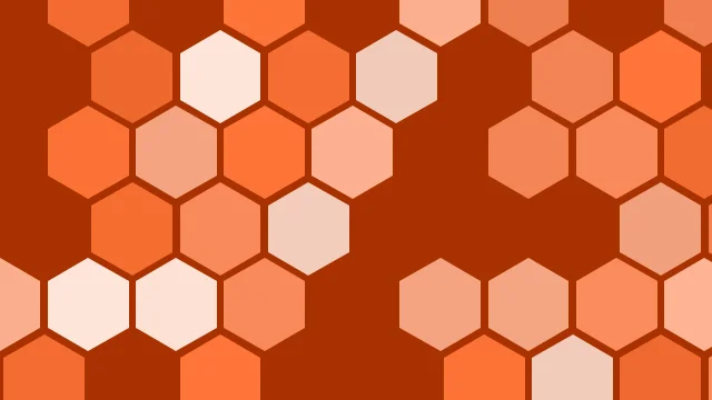 Atomic Tangerine hexagon background — free HD atomic tangerine color wallpaper 1920x1080