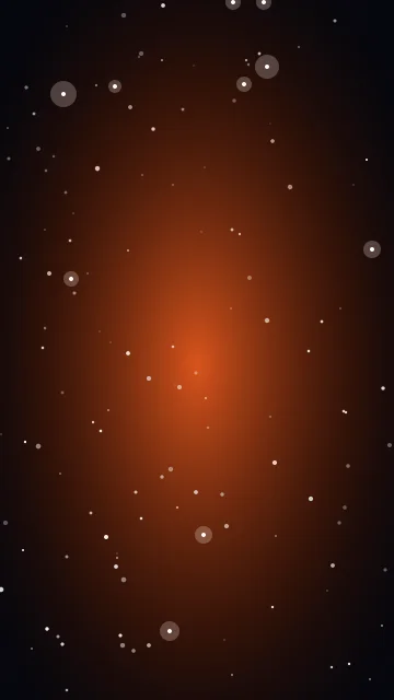 Atomic Tangerine stars phone wallpaper — free HD atomic tangerine mobile wallpaper 1080x1920