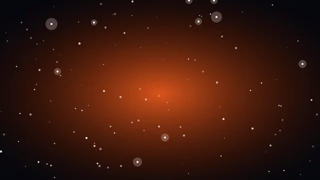 Atomic Tangerine starry background — free HD atomic tangerine color wallpaper 1920x1080