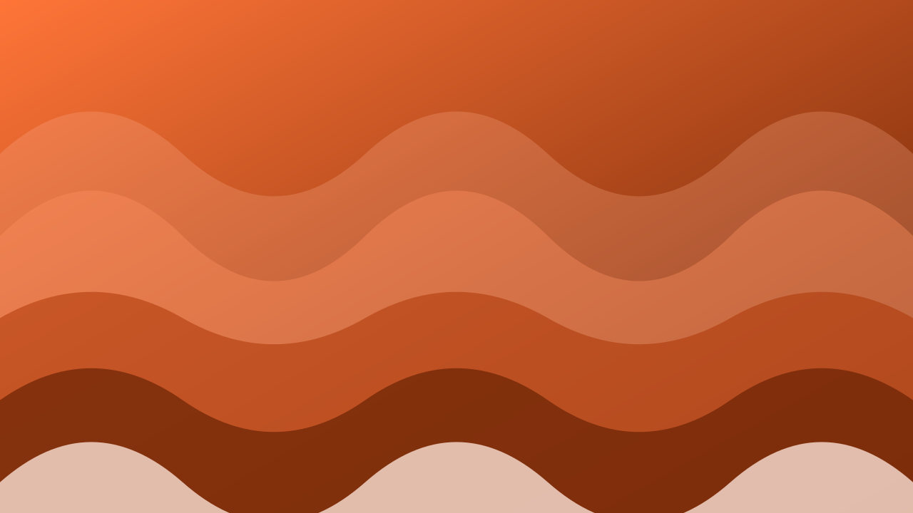 Atomic Tangerine waves background — free HD atomic tangerine color wallpaper 1920x1080