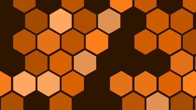 Autumn Ember hexagon background — free HD autumn ember color wallpaper 1920x1080