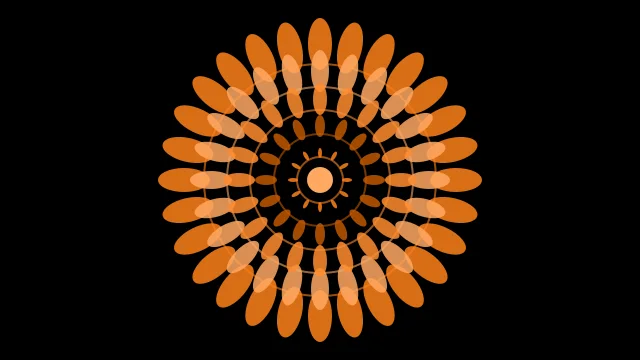 Autumn Ember mandala background — free HD autumn ember color wallpaper 1920x1080