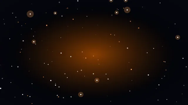 Autumn Ember starry background — free HD autumn ember color wallpaper 1920x1080