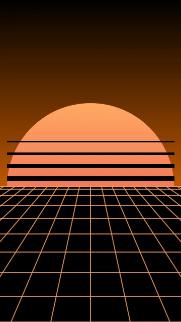 Autumn Ember vaporwave phone wallpaper — free HD autumn ember mobile wallpaper 1080x1920