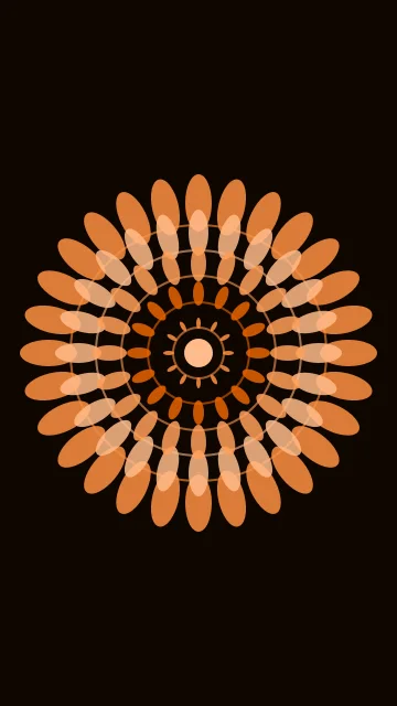 Autumn Leaf mandala phone wallpaper — free HD autumn leaf mobile wallpaper 1080x1920