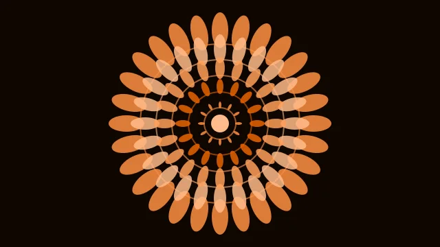 Autumn Leaf mandala desktop wallpaper — free 4K autumn leaf wallpaper 3840x2160