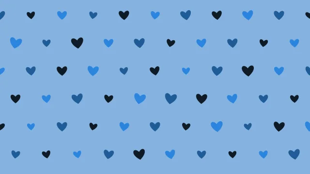Azure 600 hearts background — free HD azure 600 color wallpaper 1920x1080