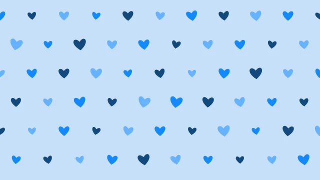 Azure Blue hearts background — free HD azure blue color wallpaper 1920x1080