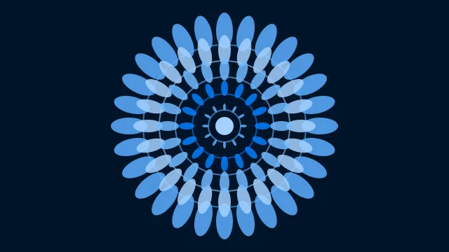 Azure Blue mandala background — free HD azure blue color wallpaper 1920x1080