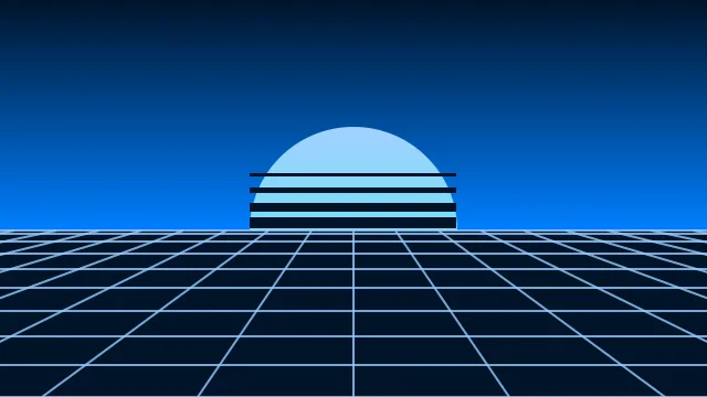 Azure Blue vaporwave background — free HD azure blue color wallpaper 1920x1080